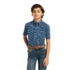 Boy's Ariat Pro Series Kyree Classic Fit Button Down Shirt #10039511 -Western Cowboy Equipment Store 68fdac6d88d33acfac285ea3411619be