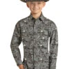 Boy's Rock & Roll Cowboy Snap Front Shirt #RRBSOSR08R -Western Cowboy Equipment Store 6b0ef1dd24a48905cb2c1a71ec9abf5e