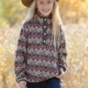 Girl's Cinch Striped Pullover #CWK8250005MUL-C -Western Cowboy Equipment Store 6d259ee356c99c5ab11a567244de9685 1