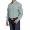 Men's Cinch Light Blue Patterned Button Down Shirt #MTW1105469 -Western Cowboy Equipment Store 6f2ea5321ec4cd99d170cbaaeae4d47e