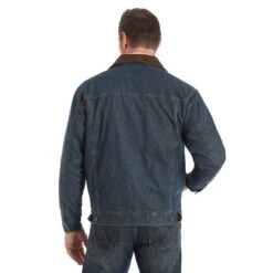Men's Wrangler Concealed Carry Blanket Lined Denim Jacket #74265CD -Western Cowboy Equipment Store 74265CD BB01 SWFM WPRD