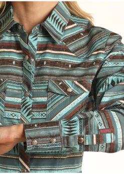 Women's Rock & Roll Cowgirl Snap Front Shirt #B4S3330 -Western Cowboy Equipment Store 7cd4770bb0c2049d3060463262817c82