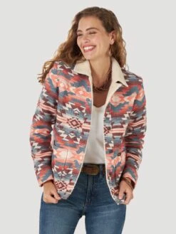 Women's Wrangler Sherpa Lined Jacket #112317279