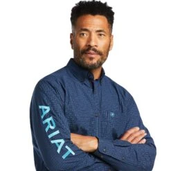 Men's Ariat Pro Series Team Sully Fitted Button Down Shirt #10039693 -Western Cowboy Equipment Store 7e92966d8494ff80ada93397a09db927