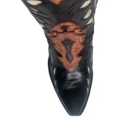 Women's Dan Post Black With Floral Snip Toe #DP4350 -Western Cowboy Equipment Store 7f386f3e30eeb72b282dbdfd87c8a533