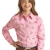 Girl's White Label Snap Front Shirt #WLGSOSR0MY -Western Cowboy Equipment Store 811f83a4f4c81b83417451f9e56d217f