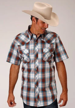 Men's Roper Snap Front Shirt #03-002-0062-4030BR-C