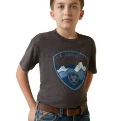 Boy's Ariat Logoscape T-Shirt #10044748 -Western Cowboy Equipment Store 83cc96c5610a6635e61a89056c8385c7