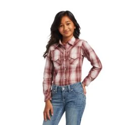 Girl's Ariat R.E.A.L. Snap Front Shirt #10040630 -Western Cowboy Equipment Store 8b39e72f5c7a6a71c765fef44a669438