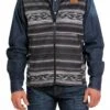 Men's Cinch Black Polar Vest #MWV1585002BLK -Western Cowboy Equipment Store 9021610c5d47e0a963a84daf5f63a0de