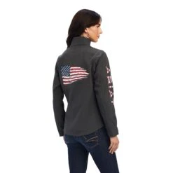 Women's Ariat Team Patriot Softshell Jacket #10041438 -Western Cowboy Equipment Store 92312303f6baa2cbdc4119292fa6c75d