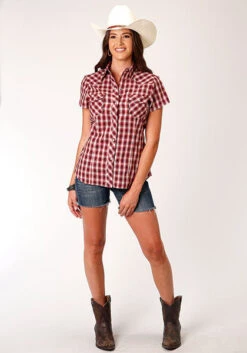 Women's Roper Snap Front Shirt #01-051-0101-4022 -Western Cowboy Equipment Store 9aff5abf1e6eb44976d05b554f968110