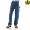 Men's Carhartt Original-Fit Washed Logger Double-Front Work Pant #B73DST -Western Cowboy Equipment Store B73DST
