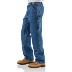Men's Carhartt Original-Fit Washed Logger Double-Front Work Pant #B73DST -Western Cowboy Equipment Store B73DST AVL