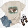 Women's Rebel Rose Oklahoma Cowhide T-Shirt-C 2 Women's Rebel Rose Oklahoma Cowhide T-Shirt-C -Western Cowboy Equipment Store Cowhideokla
