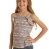 Girl's Rock & Roll Cowgirl Tank #G1-5785 -Western Cowboy Equipment Store G1 5785
