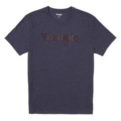 Men's Wrangler Denim Heather T-Shirt #MQ6184B -Western Cowboy Equipment Store MQ6184B LF01 SWLL PRD