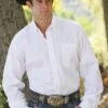 Men's Cinch Button Down Shirt #MT10320020WHT-C -Western Cowboy Equipment Store MT10320020