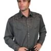 Men's Scully Snap Front Shirt #P-634CHA -Western Cowboy Equipment Store P 634 CHA