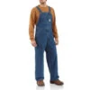 Men's Carhartt Unlined Denim Bib Overall #R07DST -Western Cowboy Equipment Store R07DST