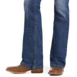 Women's Ariat R.E.A.L. Mid-Rise Samara Boot Cut Jean #10036086 -Western Cowboy Equipment Store S21 WMS WEST 10036086 detail02