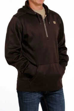 Men's Cinch Brown Hoodie #MWK1240002 -Western Cowboy Equipment Store a29e313391fdc3a58e720fb0ddfab2dc