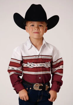 Boy's Roper Snap Front Shirt #03-030-0431-0406