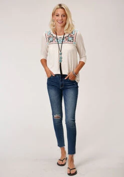 Women's Roper Blouse #03-038-0513-5040 -Western Cowboy Equipment Store a62b44edc14523b1bf5f7a980f28f2d7