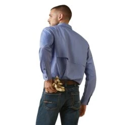 Men's Ariat Rebar Made Tough VentTEK DuraStretch Button Down Work Shirt #10043838 -Western Cowboy Equipment Store aa0d1443607e2fe6b9e2bb4114af3e76