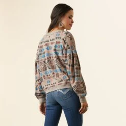 Women's Ariat Rainbow Vista Sweatshirt #10041669 -Western Cowboy Equipment Store ab6b29a887cd625f00c6014c5039dc8c