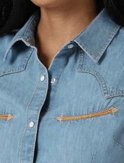 Women's Wrangler Snap Front Shirt #112329683 -Western Cowboy Equipment Store ad6e18fd34d88cca04f83f965aac413f