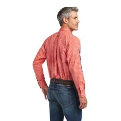 Men's Ariat Orange Team Logo Long Sleeve #10039732-C -Western Cowboy Equipment Store ad80eb614dfa3e81dcd5791af646685c