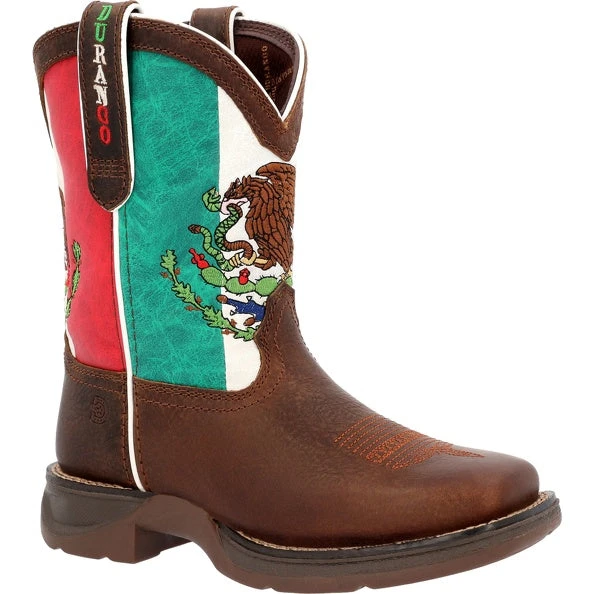 Youth's Durango Mexican Flag Western Boot #DBT0243Y 3 Youth's Durango Mexican Flag Western Boot #DBT0243Y