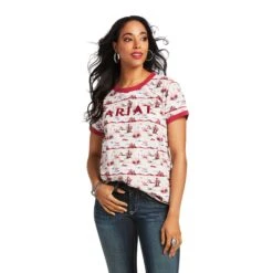 Women's Ariat Yuma Ringer T-Shirt #10039531-C -Western Cowboy Equipment Store b0601c37152937e9297d05084a7dfeb7