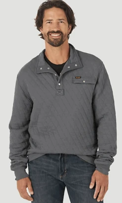 Men's Wrangler Quilted Pullover Jacket #112318464