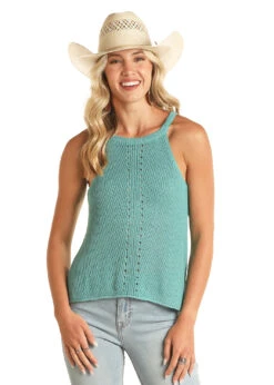 Women's Rock & Roll Cowgirl Knit Tank #RRWT20R18R