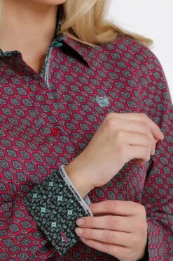 Women's Cinch Button Down Shirt #MSW9165015PNK -Western Cowboy Equipment Store bb7ed86e7ffa717d72d7b74576040d13