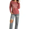 Women's White Label Sweatshirt #WLWT91R0SW -Western Cowboy Equipment Store be4d9db44709795ba1ad850953b97292