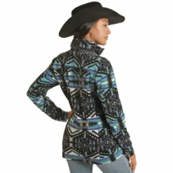 Women's Powder River Fleece Pullover #PRWO91RZXV -Western Cowboy Equipment Store bfc083b0c53248134ed959dbfca36e61