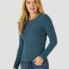 Women's Wrangler Knit Blouse #112317060 -Western Cowboy Equipment Store c473b18afad677199c058589f0146b17