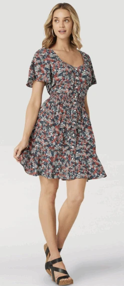 Women's Wrangler Retro Flutter Dress #112327233