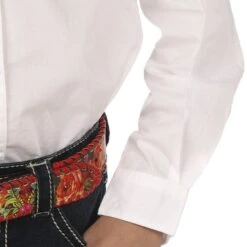 Girl's Wrangler Snap Front Shirt #GW7001W -Western Cowboy Equipment Store ca962eec617589ffd3147fc1cd7191fe