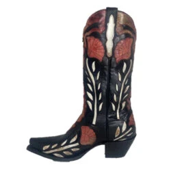 Women's Dan Post Black With Floral Snip Toe #DP4350 -Western Cowboy Equipment Store cf5fbc798dc0f650348061fa84b7c70f