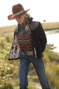 Women's Cinch Black Puffer Jacket #CWJ7404001 -Western Cowboy Equipment Store cwj7404001 2 1573 general