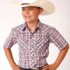 Boy's Roper Snap Front Shirt #01-031-0101-4028WH -Western Cowboy Equipment Store d1b0bd3d33e2a0978523c63346c5e4b1