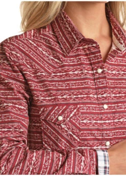 Women's Rough Stock Snap Front Shirt #RSWSOSRZD5 -Western Cowboy Equipment Store d6258aac9f084649ca73ebfc710f2e1a