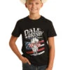 Boy's Rock & Roll Black T-Shirt #RRBT21R1BV -Western Cowboy Equipment Store d7b5d47518b1b66b05414f529e965f69