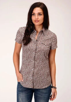 Women's Roper Snap Front Shirt #03-051-0064-4044BR
