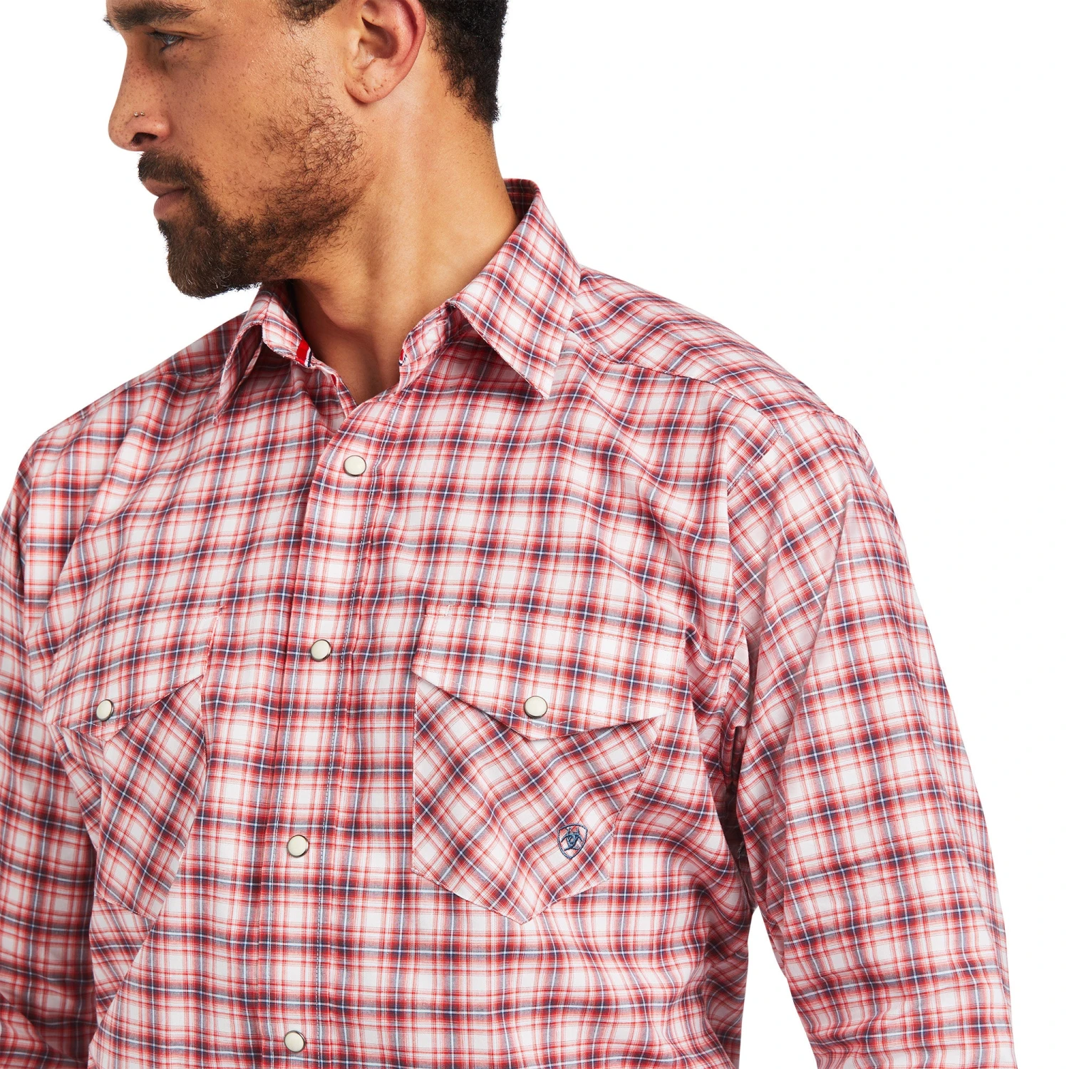 Ariat Men's Wrangler Pro Series Forrest Stretch Classic Fit Snap Front Shirt #10040549 3 Ariat Men's Wrangler Pro Series Forrest Stretch Classic Fit Snap Front Shirt #10040549 - Image 2