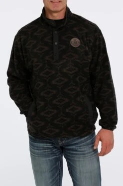 Men's Cinch Aztec Printed Polar Fleece Pullover #MWK1514015 -Western Cowboy Equipment Store db2b577d8c4b6c2c754ed0d5282f5229